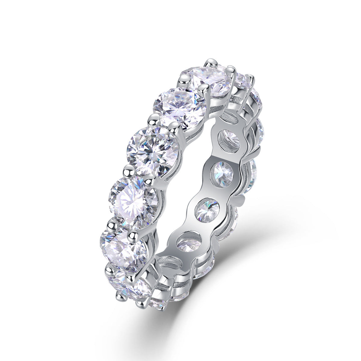 0.50-Carat Moissanite Ring
