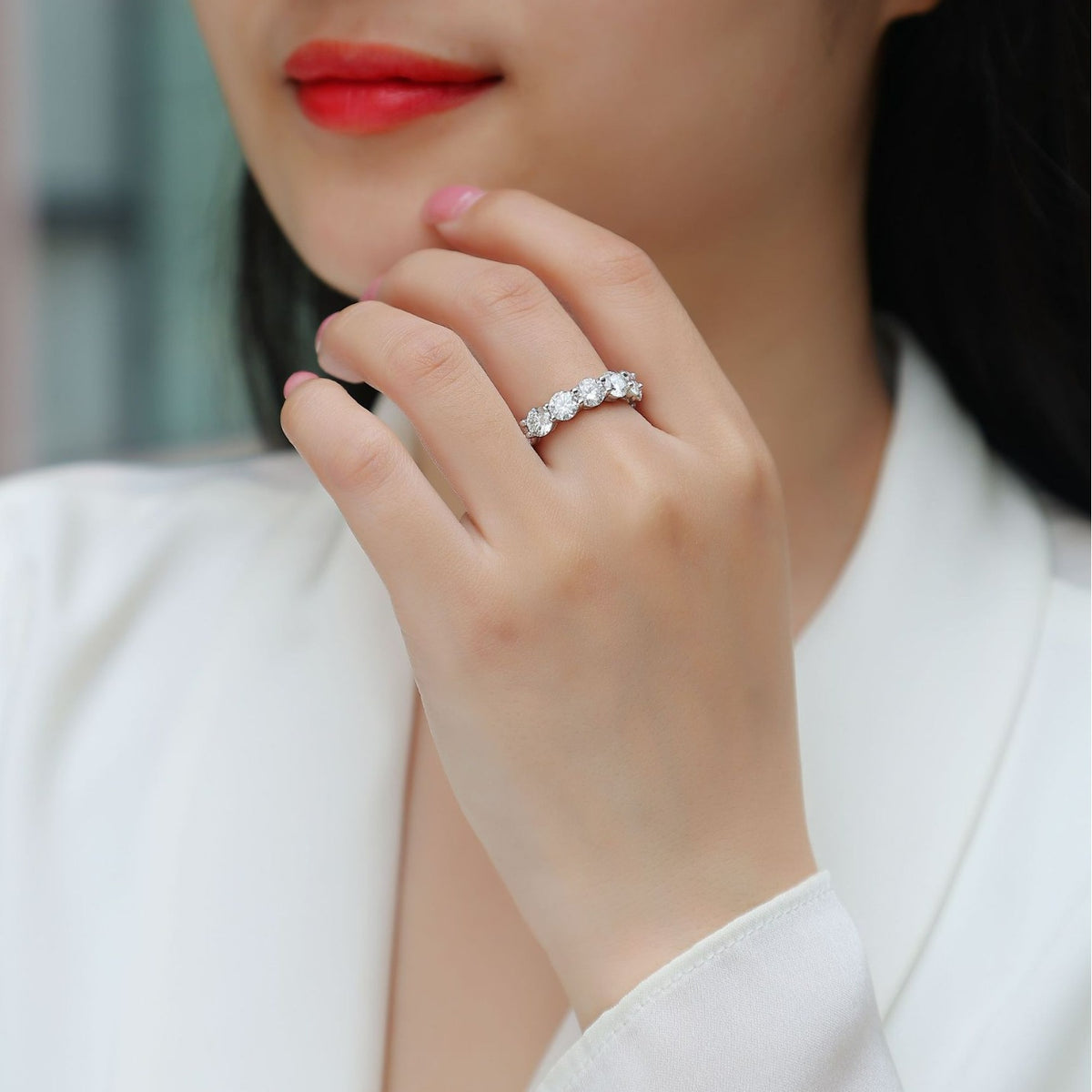 0.50-Carat Moissanite Ring – wholesale moissanite rings