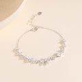 925 Sterling Silver Zircon Bow Bracelet