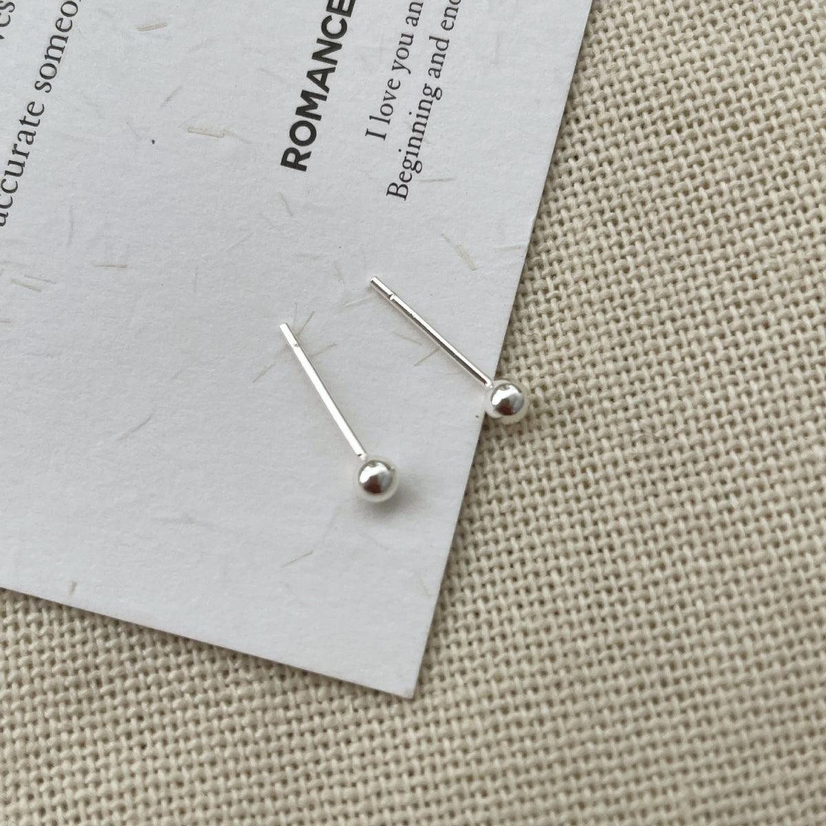 925 sterling silver earrings - silvery