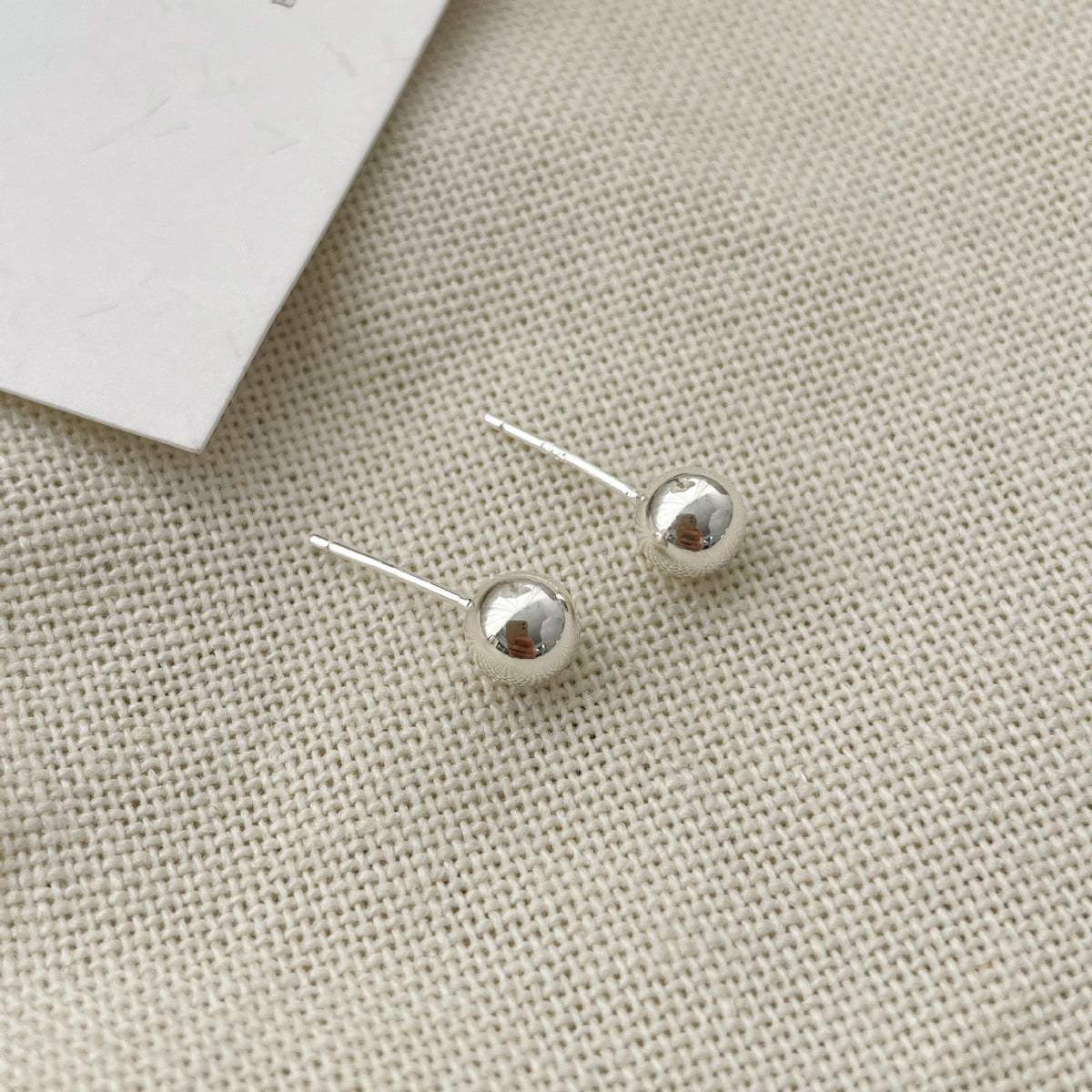 925 sterling silver earrings - silvery
