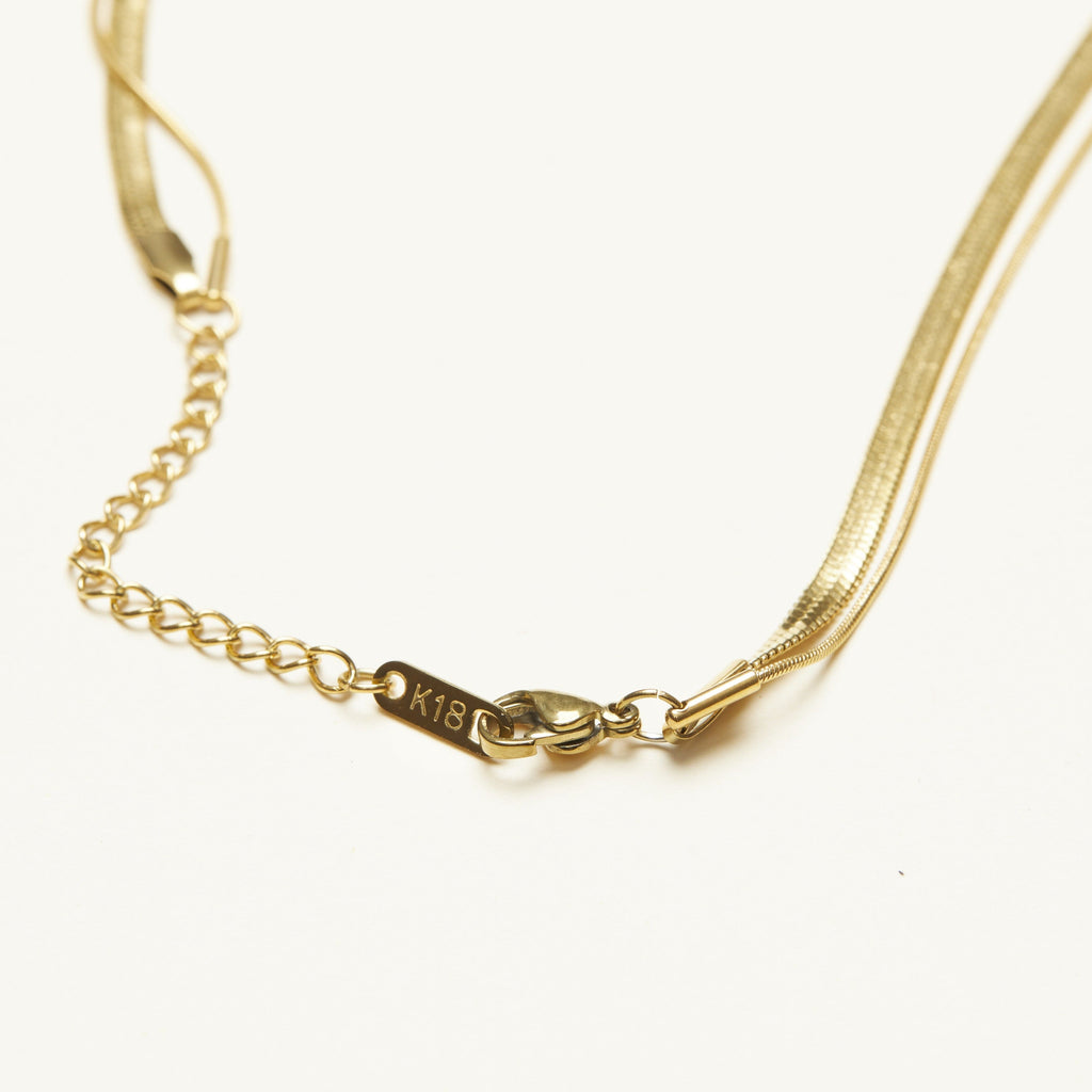 Double Herringbone Necklace
