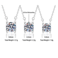 S925 Sterling Silver Moissanite "Bull Head" Pendant Necklace