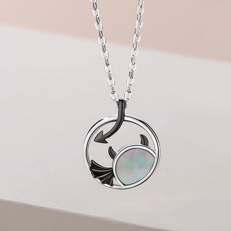 S925 Silver Halloween Devil Necklace