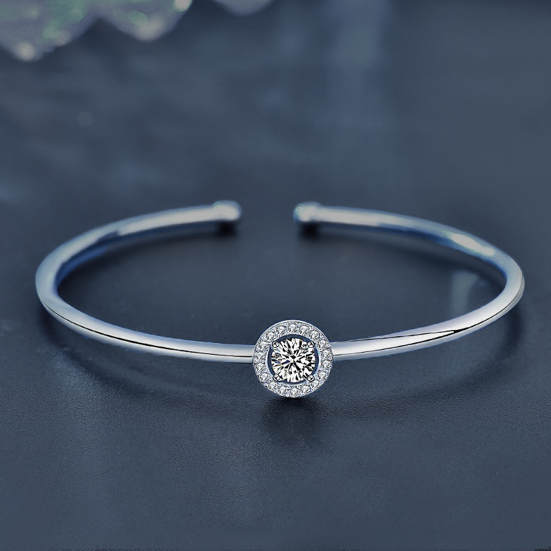 925 Sterling Silver Moissanite Bracelet