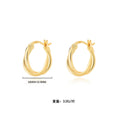 925 Sterling Silver Hoop Earrings
