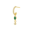 S925 Sterling Silver Zircon Stud Earrings