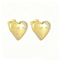 S925 Sterling Silver Micro-set Zircon Stud Earrings