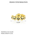 S925 Sterling Silver Cubic Zirconia Stud Earring Set