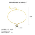 S925 Sterling Silver and Zircon Bracelet