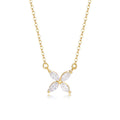 S925 Sterling Silver and Zircon Necklace