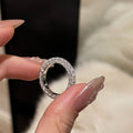 S925 sterling silver women's engagement ring