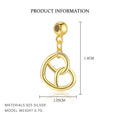 S925 Sterling Silver Zircon Pendant