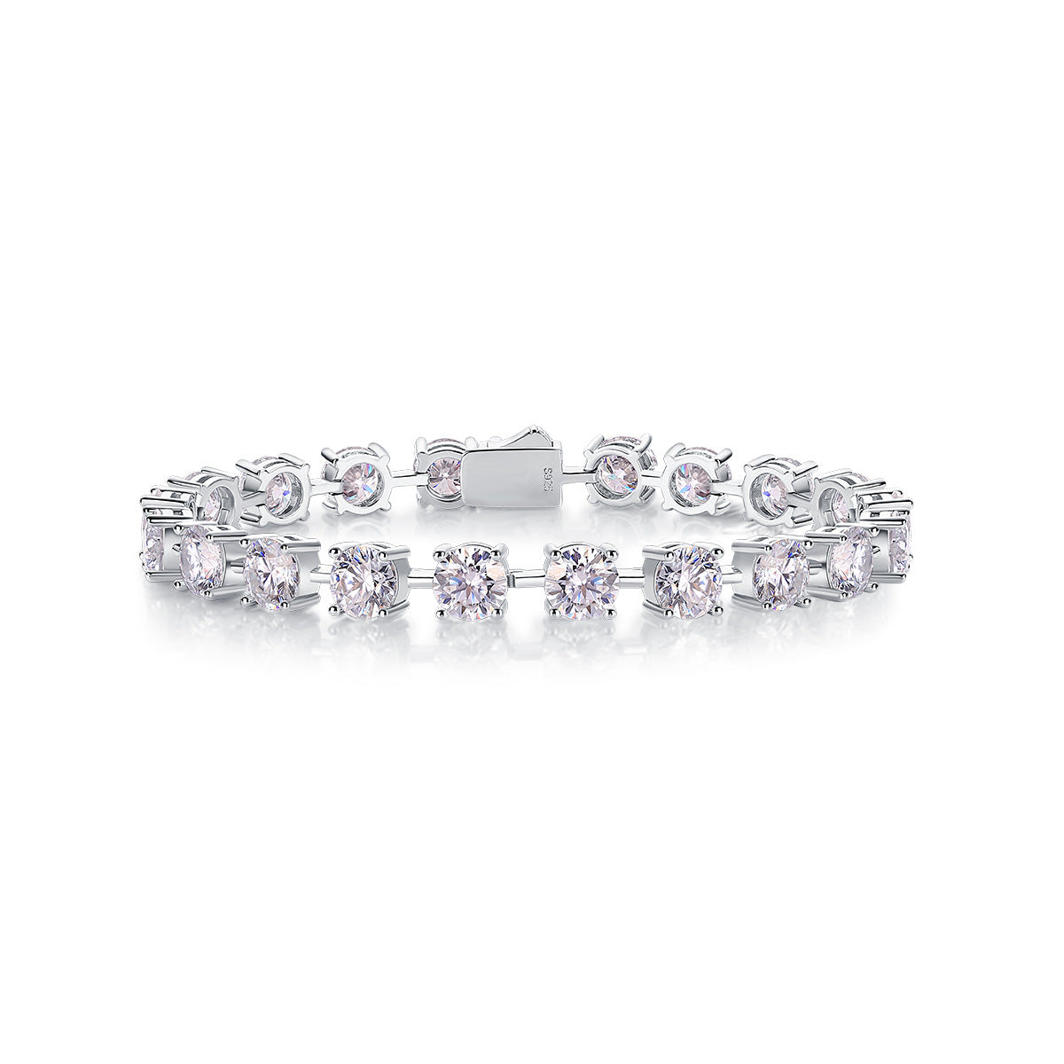 S925 Sterling Silver Moissanite Bracelet