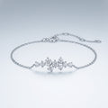 Non-fading S925 silver moissanite bracelet