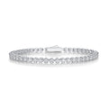 S925 Silver Moissanite Christmas Bracelet