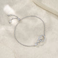 S925 Silver Heart-Shaped Moissanite Bracelet