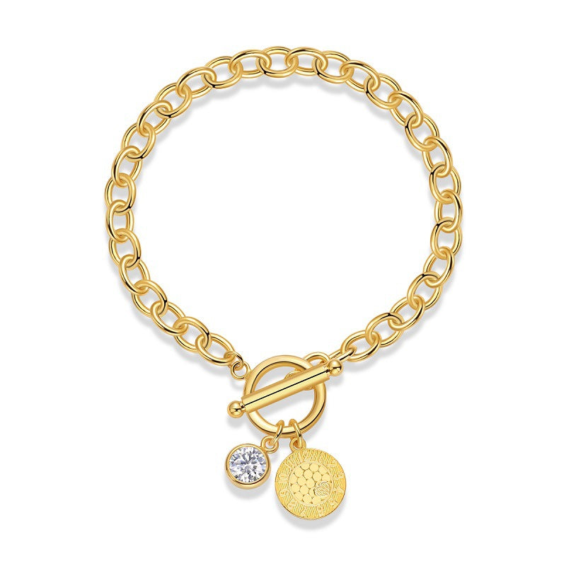 925 Silver Moissanite Cuban Link Bracelet