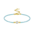 S925 Silver Gold-Plated Moissanite Bracelet (Non-Fading)