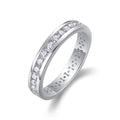 S925 Silver Moissanite Full-Eternity Ring