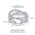 S925 Silver Moissanite Ring