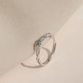 S925 sterling silver rose ring