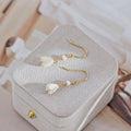 925 sterling silver earrings - golden