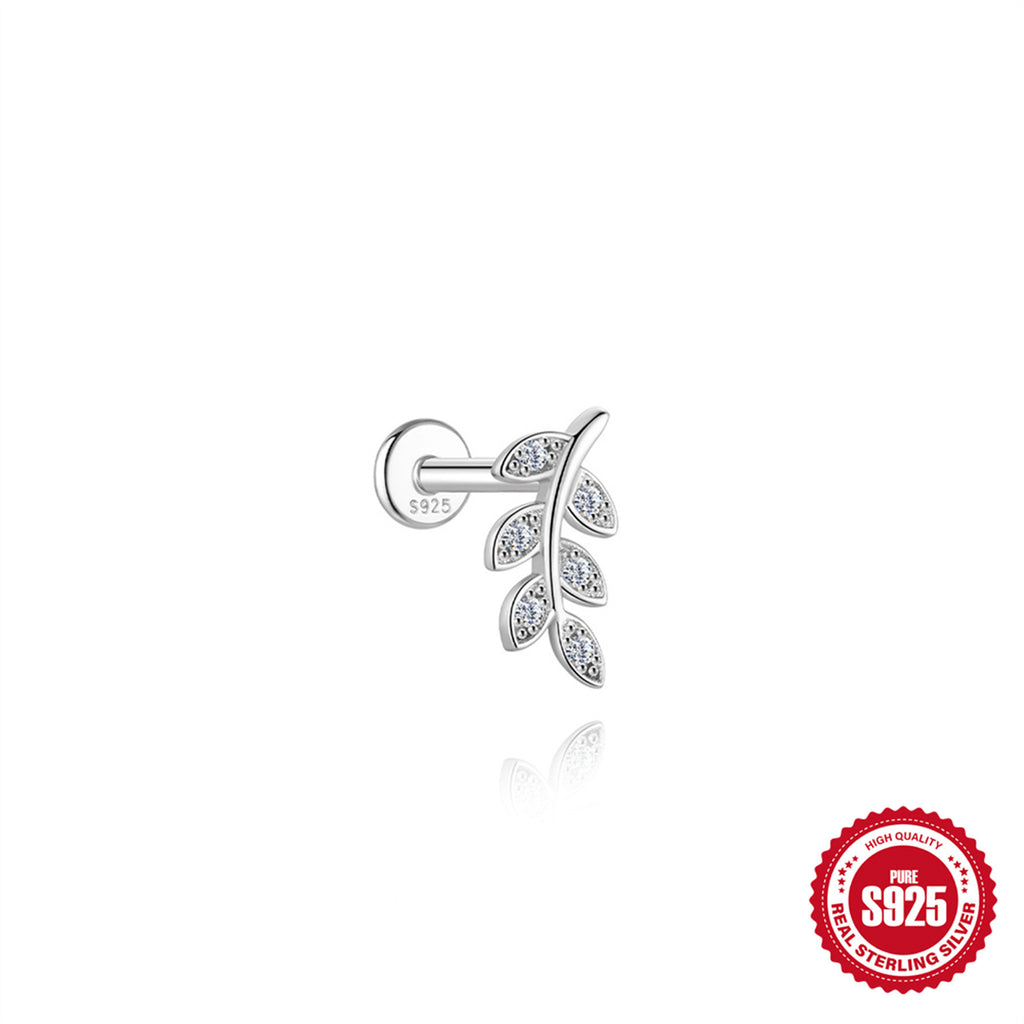 S925 Sterling Silver Moissanite Ear Stud(Single unit)