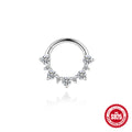 S925 Sterling Silver Moissanite Smooth-Finish Earrings