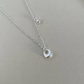925 sterling silver necklace - silvery