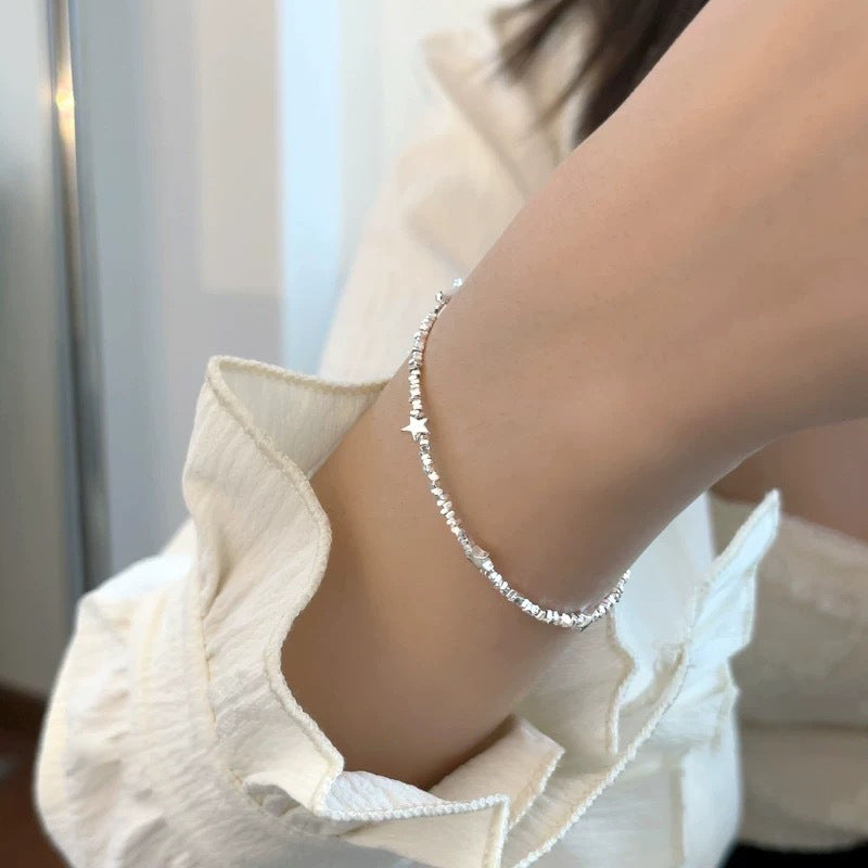 925 sterling silver bracelet - silvery