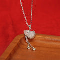 925 sterling silver gourd pendant necklace