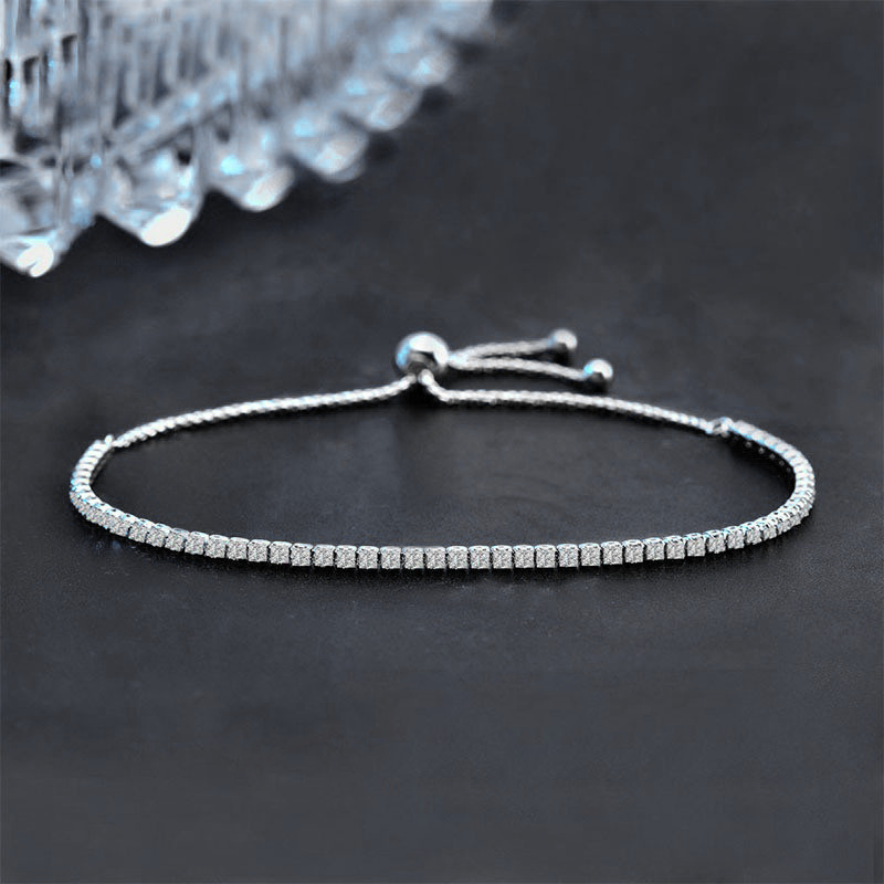 S925 Sterling Silver Moissanite Bracelet