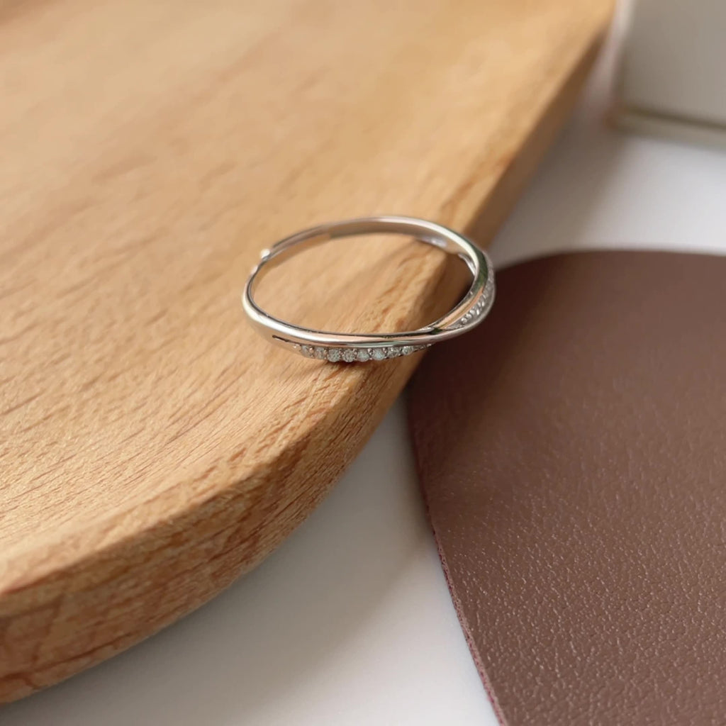 925 sterling silver open ring