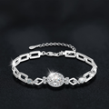 S925 Sterling Silver & Moissanite Oval Bracelet
