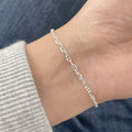 925 sterling silver bracelet - silvery