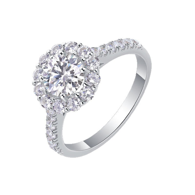 1-Carat Moissanite True Love Ring