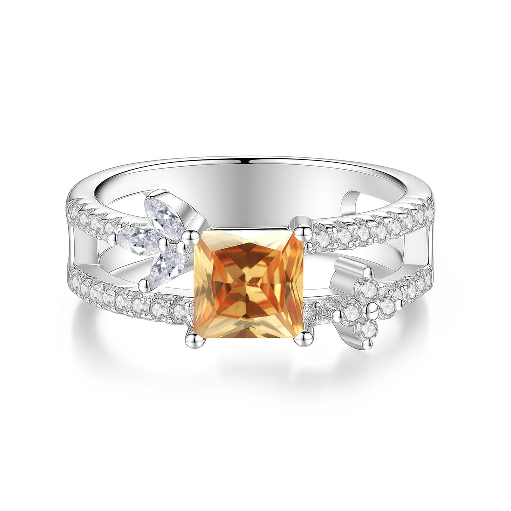 1-Carat Square-Cut Moissanite Ring – image 12