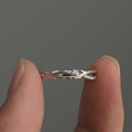 S925 sterling silver ring - silvery