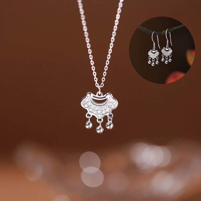 925 sterling silver necklace - silvery