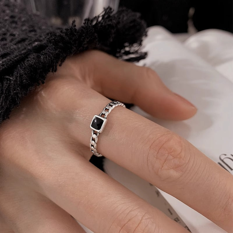 S925 Pure Silver Open Ring - Silvery