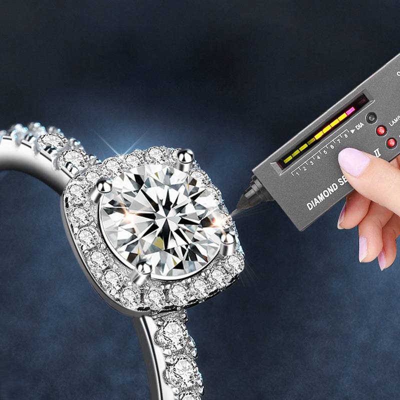S925 Sterling Silver Moissanite Ring Couple Rings