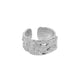 Rhodium Plated / Opening adjustable