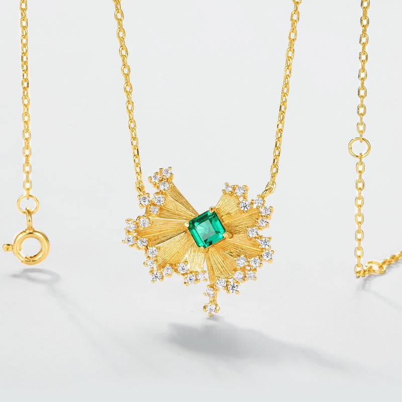 10K Gold Emerald Necklace – wholesale silver necklaces