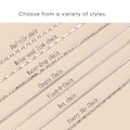 S925 sterling silver plain chain simple DIY single chain