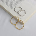 S925 Sterling Silver Oversized Hoop Earrings