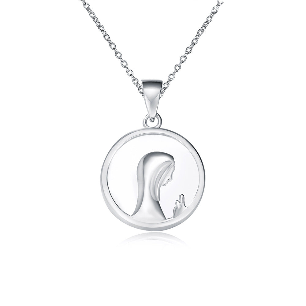 S925 Sterling Silver Natural White Shell Necklace
