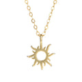 S925 Sterling Silver Sun Necklace