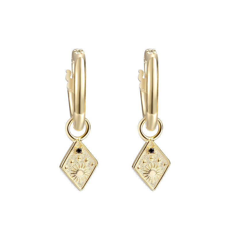 S925 Sterling Silver Earrings with Zirconia