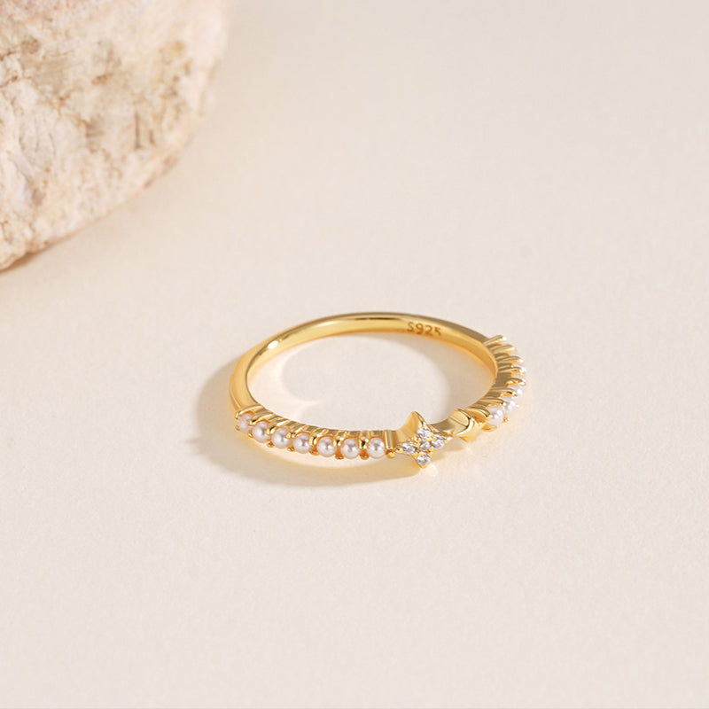 925 Sterling Silver Simple Star Ring